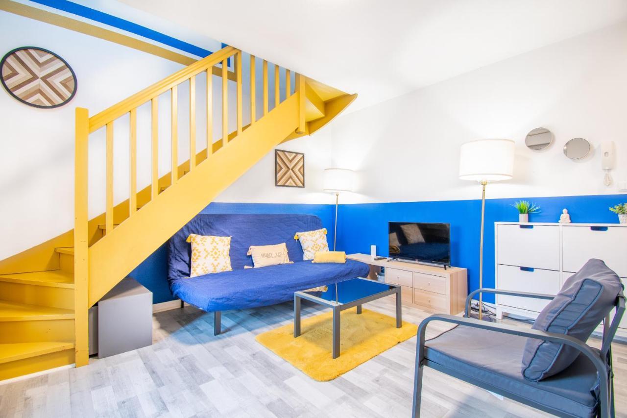 Charmant T2 Sur Ile De Nantes Avec Parking Et Balcon Exterior foto